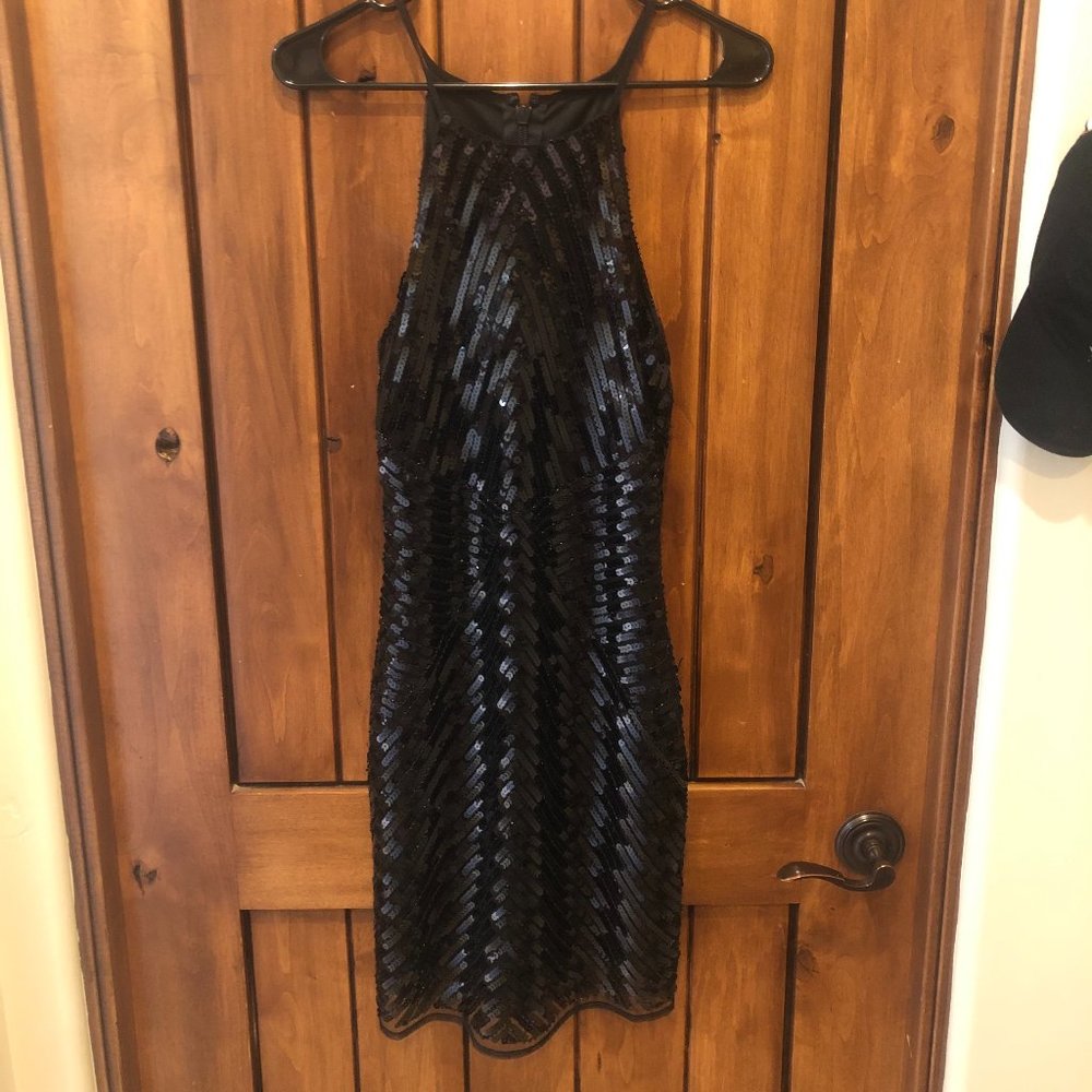Black Sequence Dress